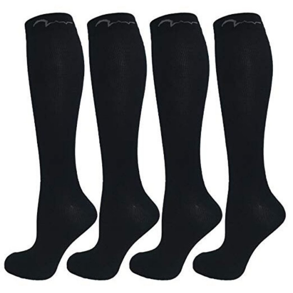 4 Pair Medium Extra Soft Compression Socks, Modera - image 1